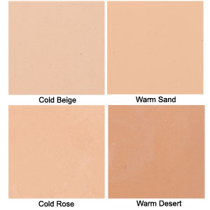 Natural Compact Powder - Colour Chart