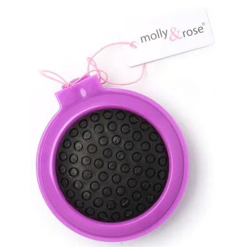 Folding Compact Hair Brush with Mirror
