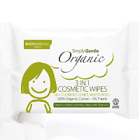 Simply Gentle - Organic 3 in 1 Cosmetics Wipes