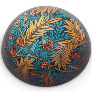 William Morris (Larkspur) Glass Paperweight