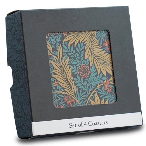 William Morris Ceramic Coasters Set of 4