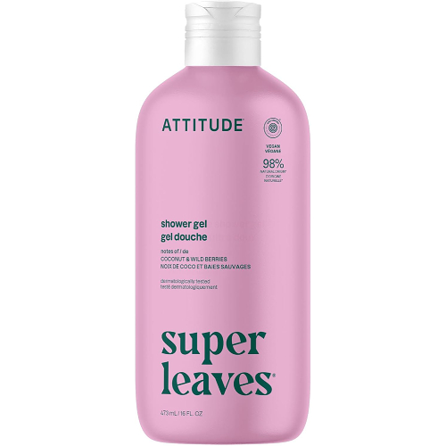Super Leaves Shower Gel - Coconut & Wild Berries