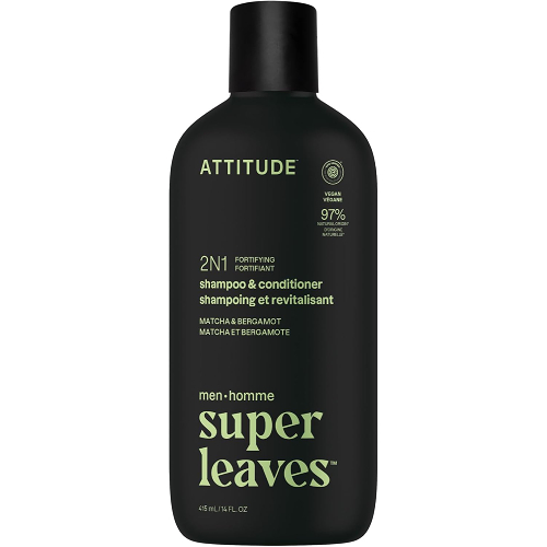 Men's Super Leaves Fortifying 2 in 1 Shampoo & Conditioner