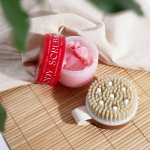 Strawberry & Papaya Body Scrub Set