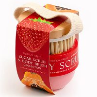 Tropical Fruits - Strawberry & Papaya Body Scrub Set